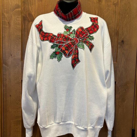 Jerzees Hand-Painted Top w/Holiday Motif NWOT - Picture 10 of 12